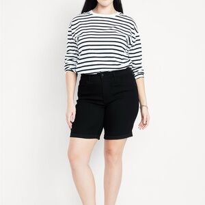 Old Navy Black Bermuda Shorts